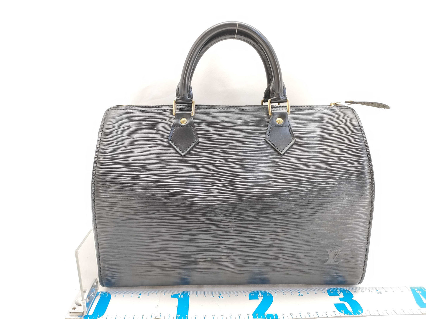 LOUIS VUITTON Epi Speedy 30 Boston Bag M59022 VI0915 Black