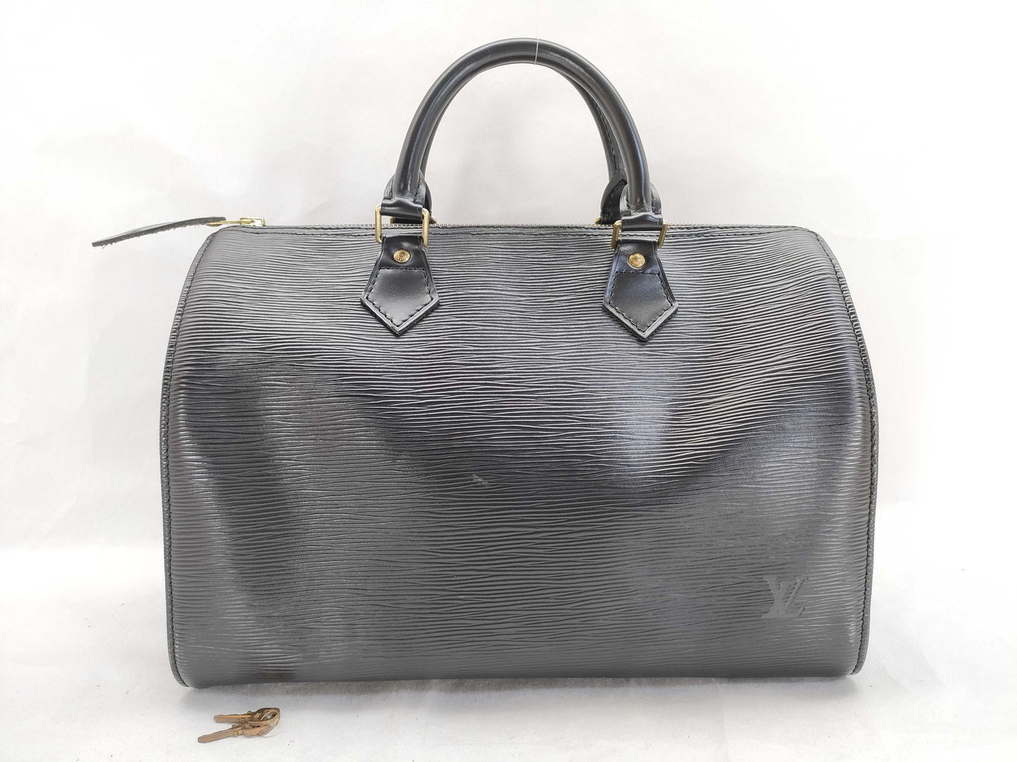 LOUIS VUITTON Epi Speedy 30 Boston Bag M59022 VI0915 Black
