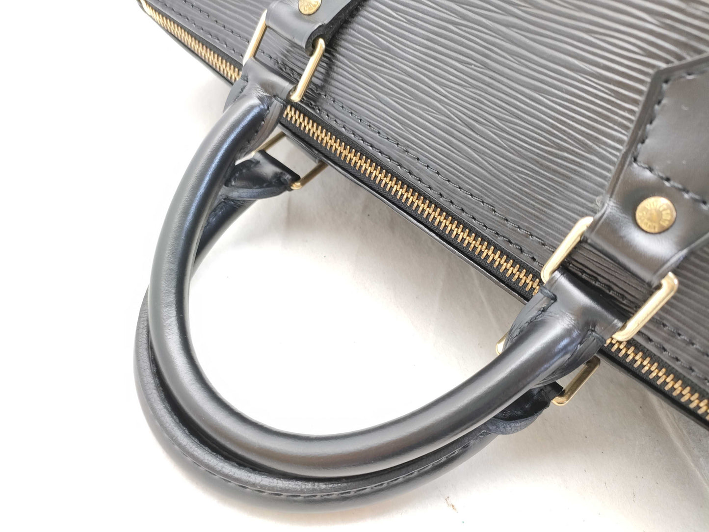 LOUIS VUITTON Epi Speedy 30 Boston Bag M59022 VI0915 Black