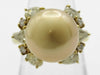 White South Sea Pearl, Diameter: Approx. 13.1mm, D1.35ct, 10.6g, 18K Gold Ring