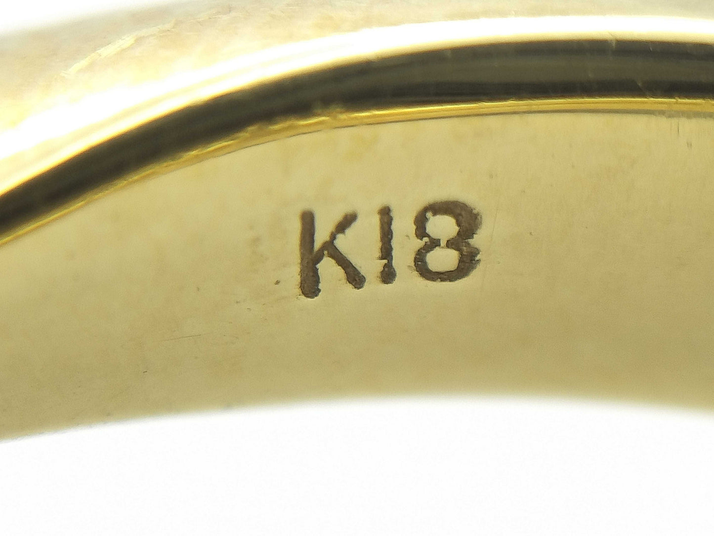 White South Sea Pearl, Diameter: Approx. 13.1mm, D1.35ct, 10.6g, 18K Gold Ring