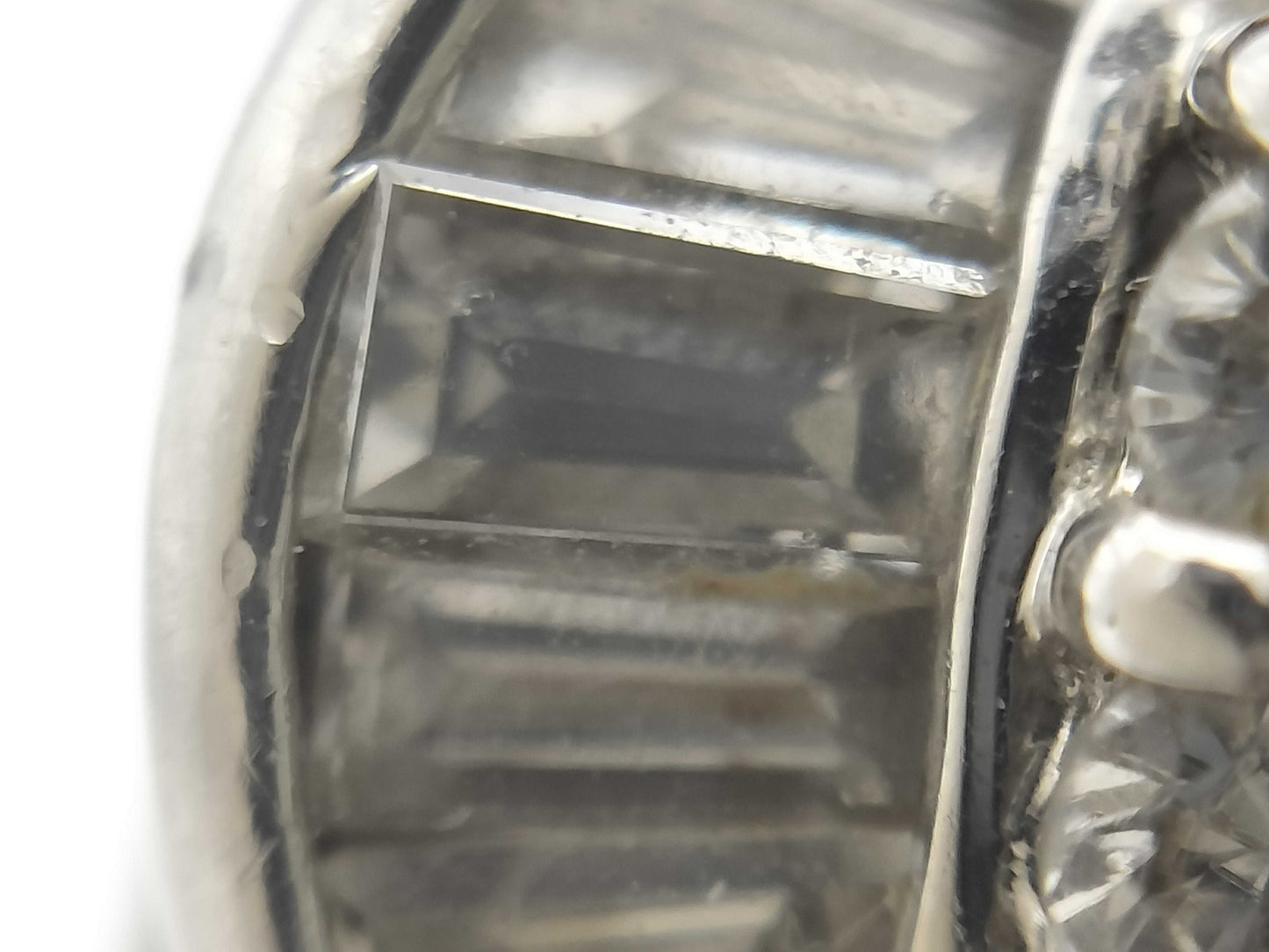 E3.73ct D2.07ct PT900 19.9g Ring