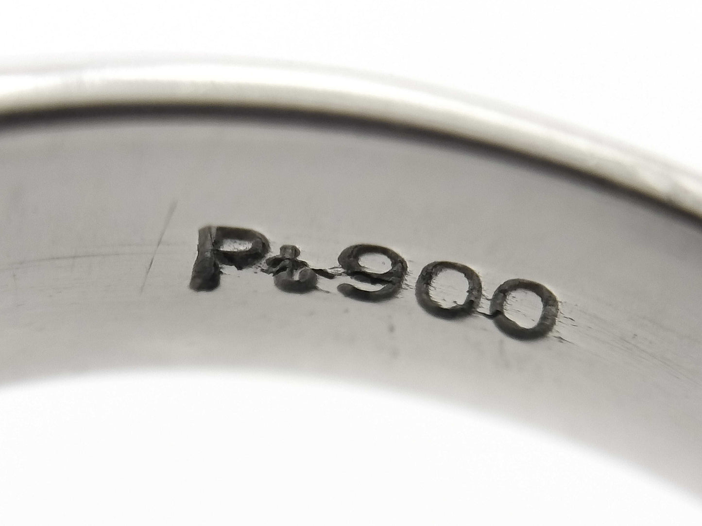 E3.73ct D2.07ct PT900 19.9g Ring
