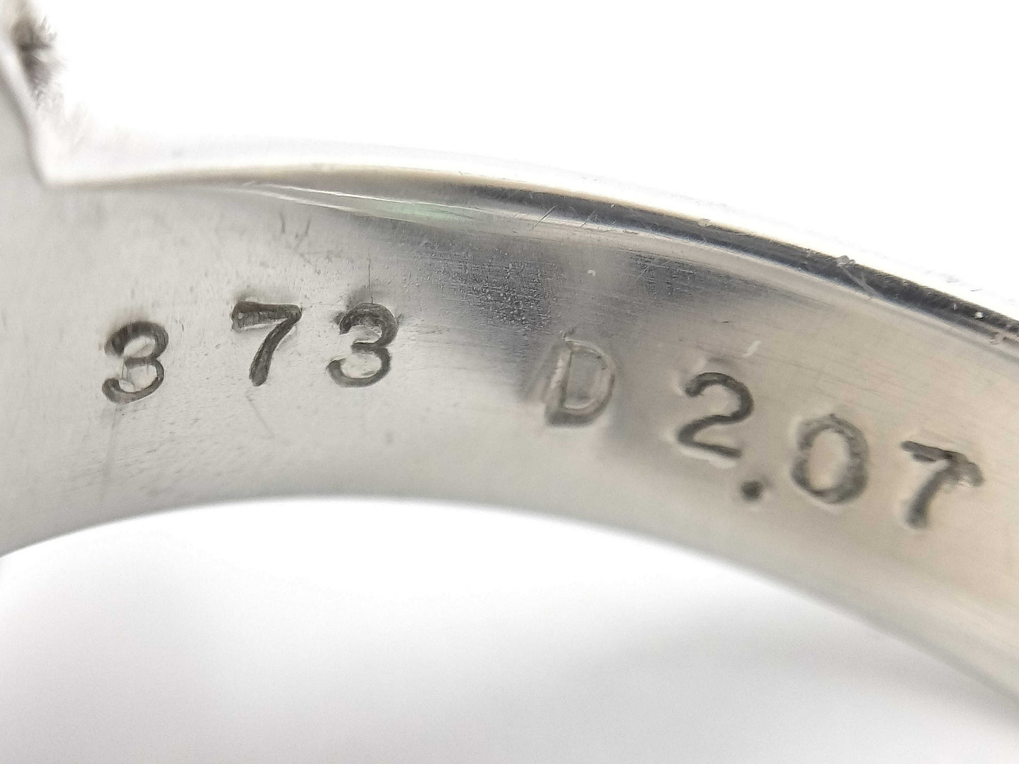 E3.73ct D2.07ct PT900 19.9g Ring