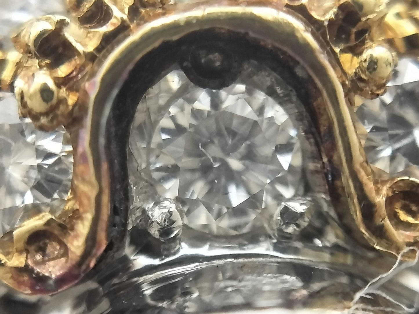Pink Star Sapphire and Diamond Ring, 18K/PT900, 9.6g