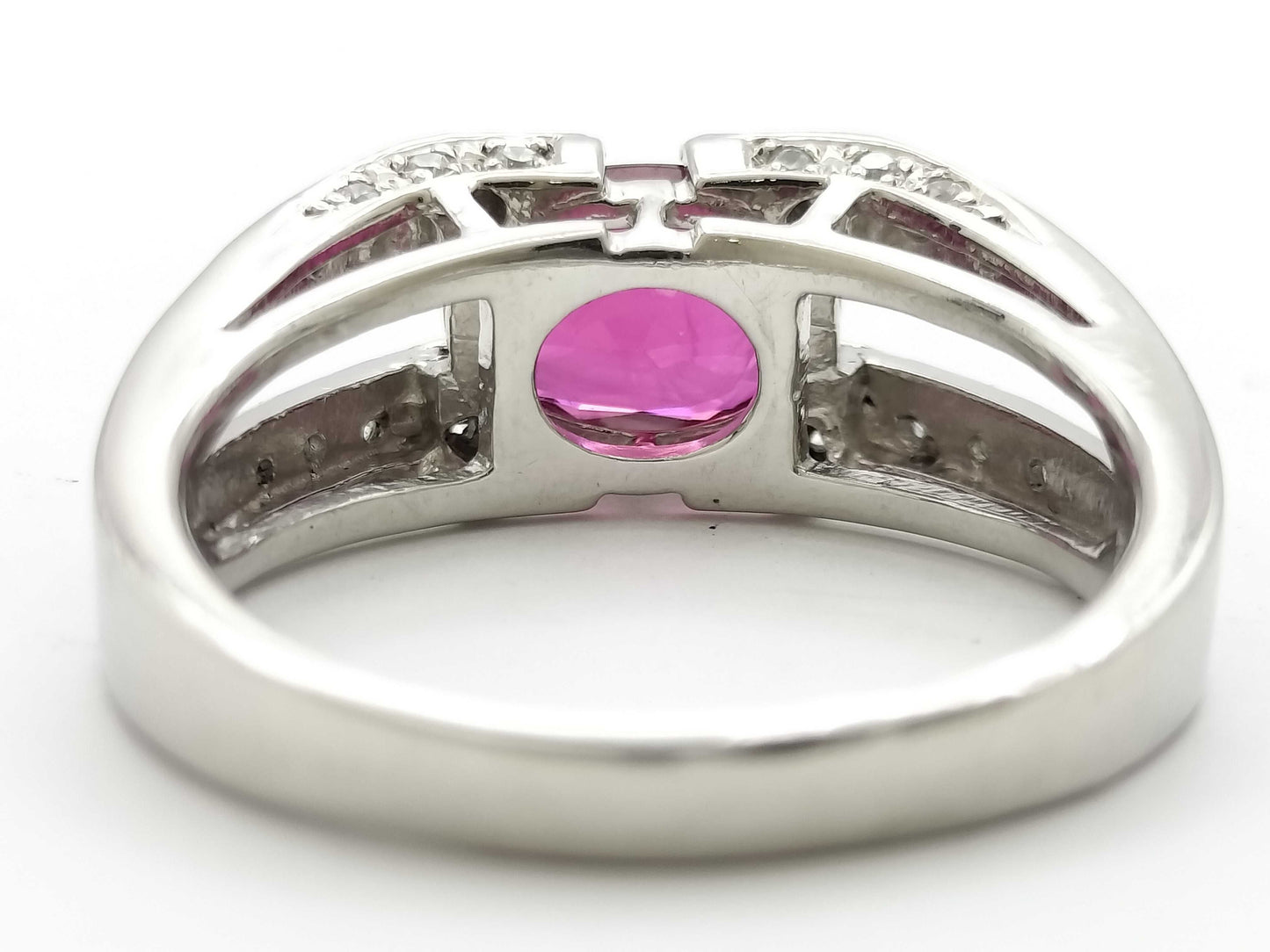R2.28ct D0.24ct PT900 9.1g Ring
