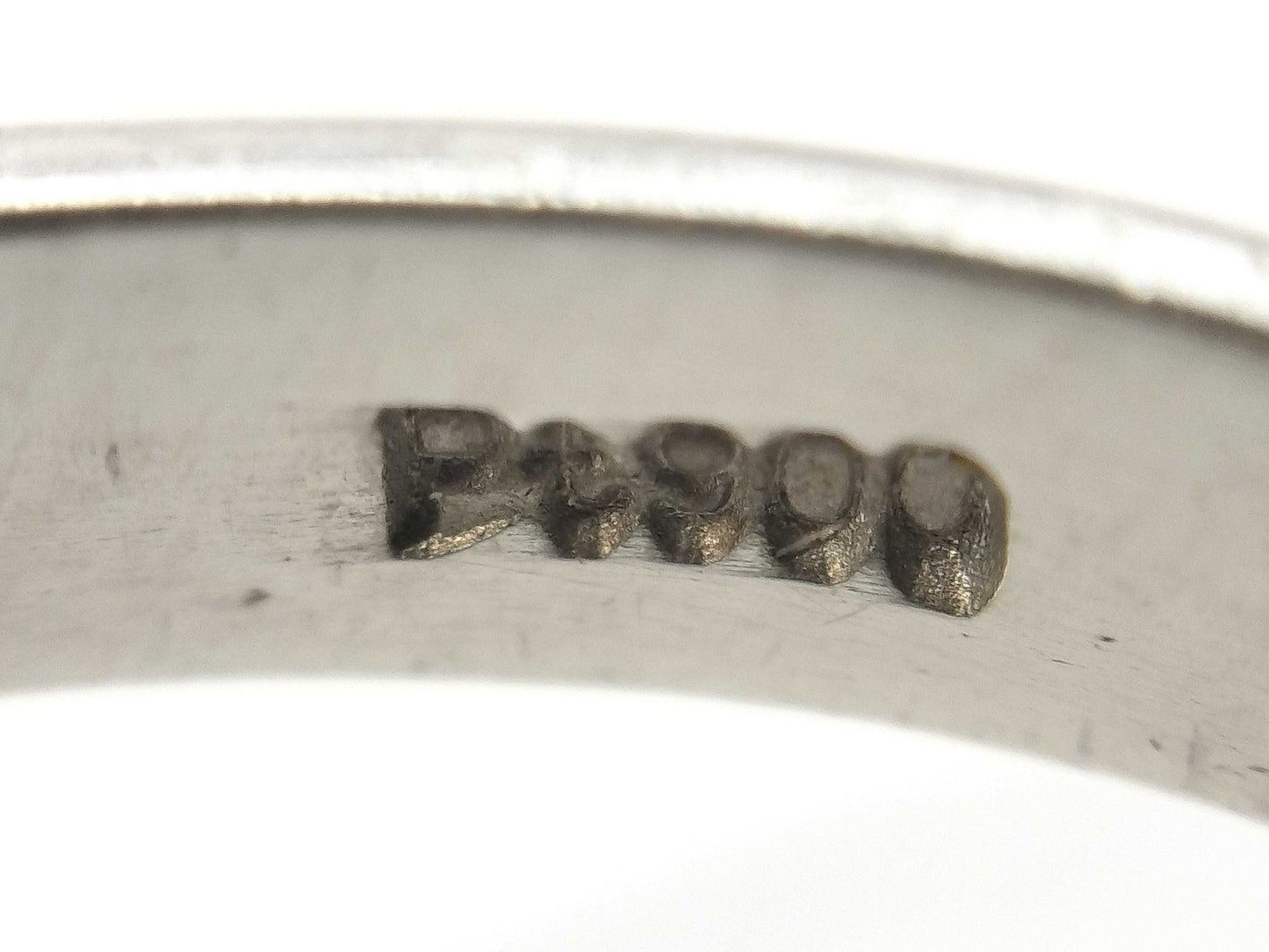 S2.18ct D0.96ct PT900 10.0g Ring