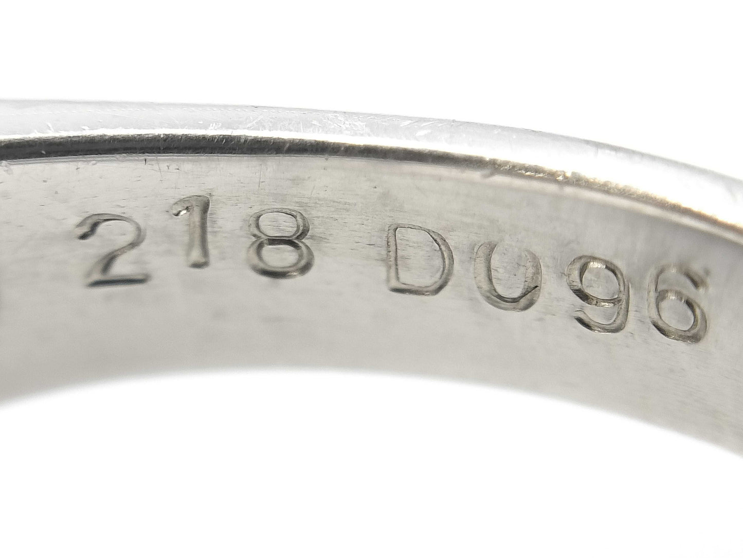 S2.18ct D0.96ct PT900 10.0g Ring