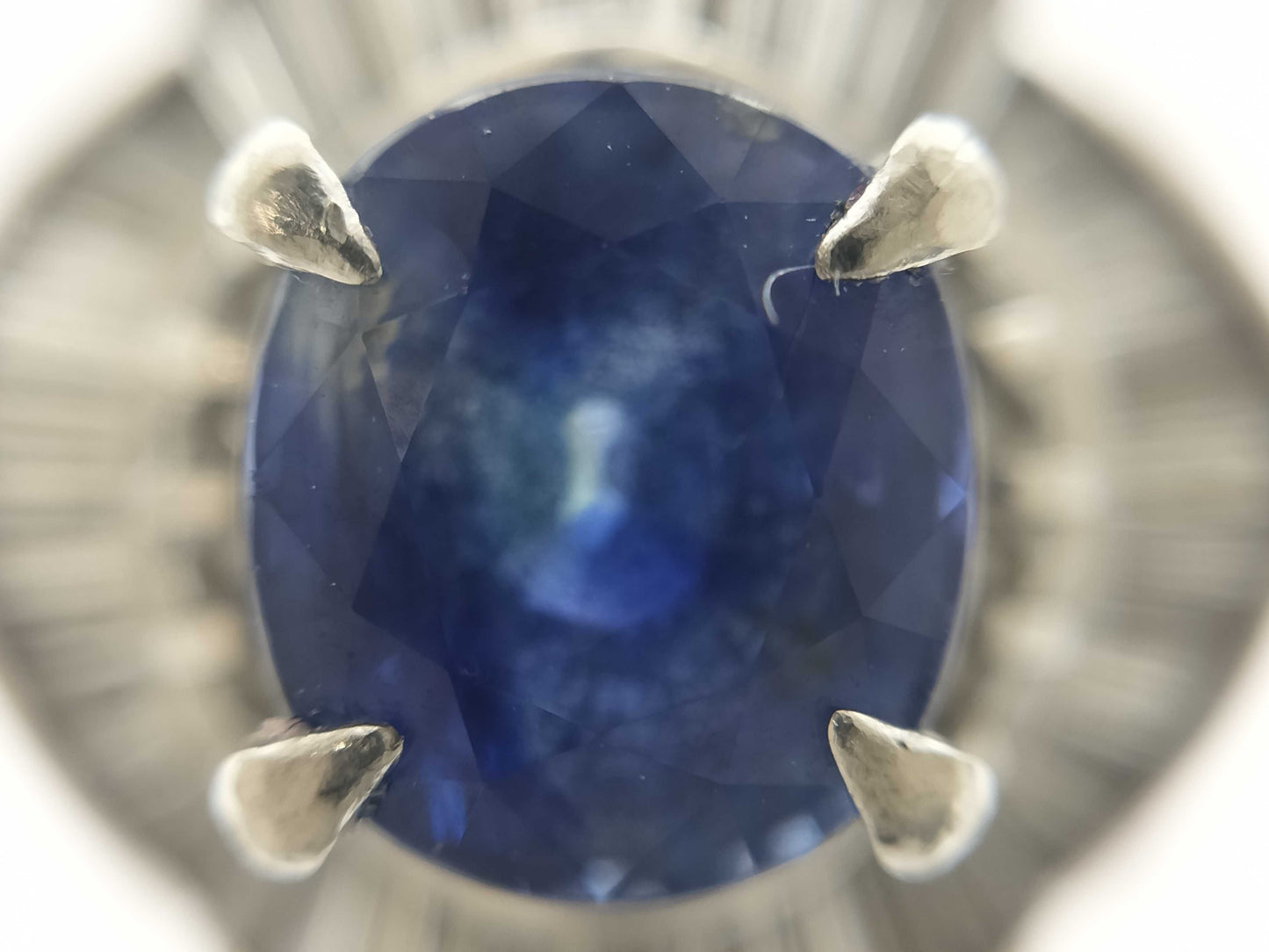 S2.18ct D0.96ct PT900 10.0g Ring