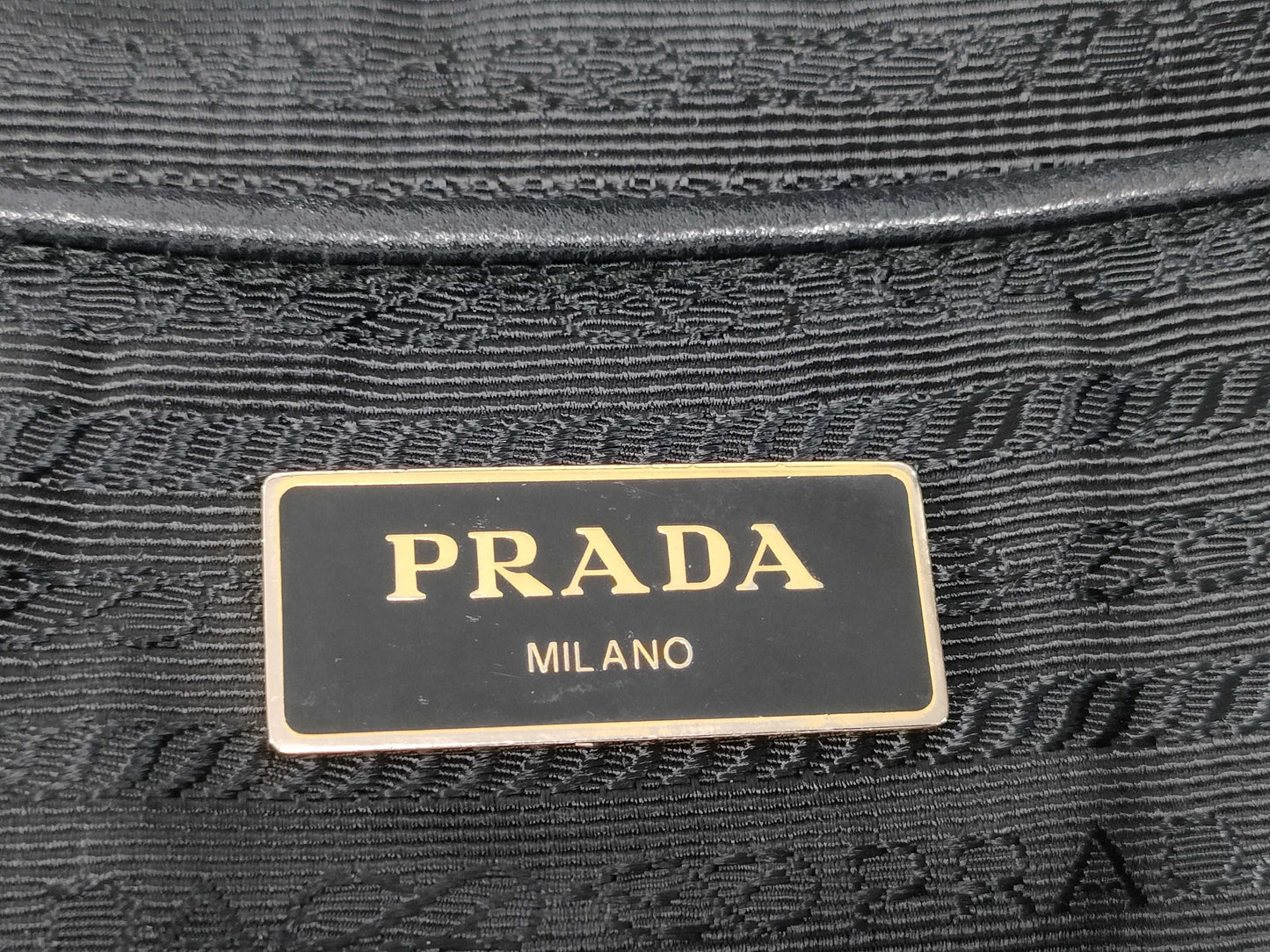 PRADA Nylon Prada Tote Bag Nylon Black Tote Bag