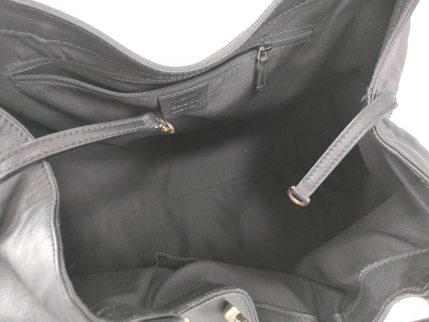 GUCCI Abbey Line Bag Black Handbag