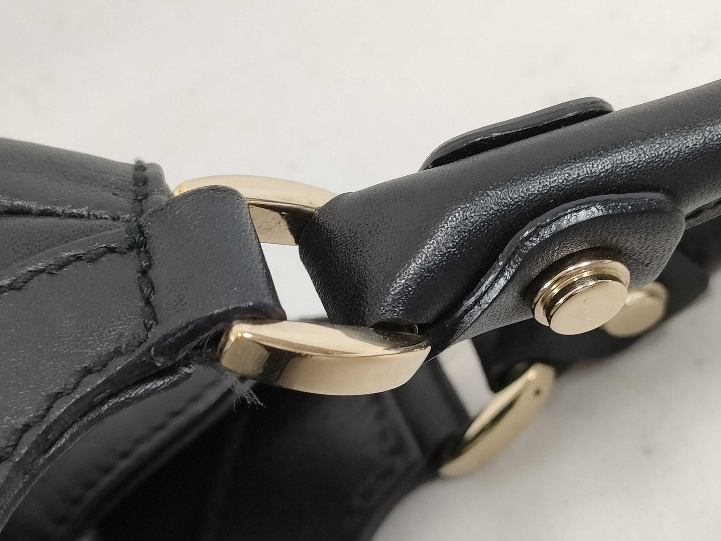 GUCCI Abbey Line Bag Black Handbag