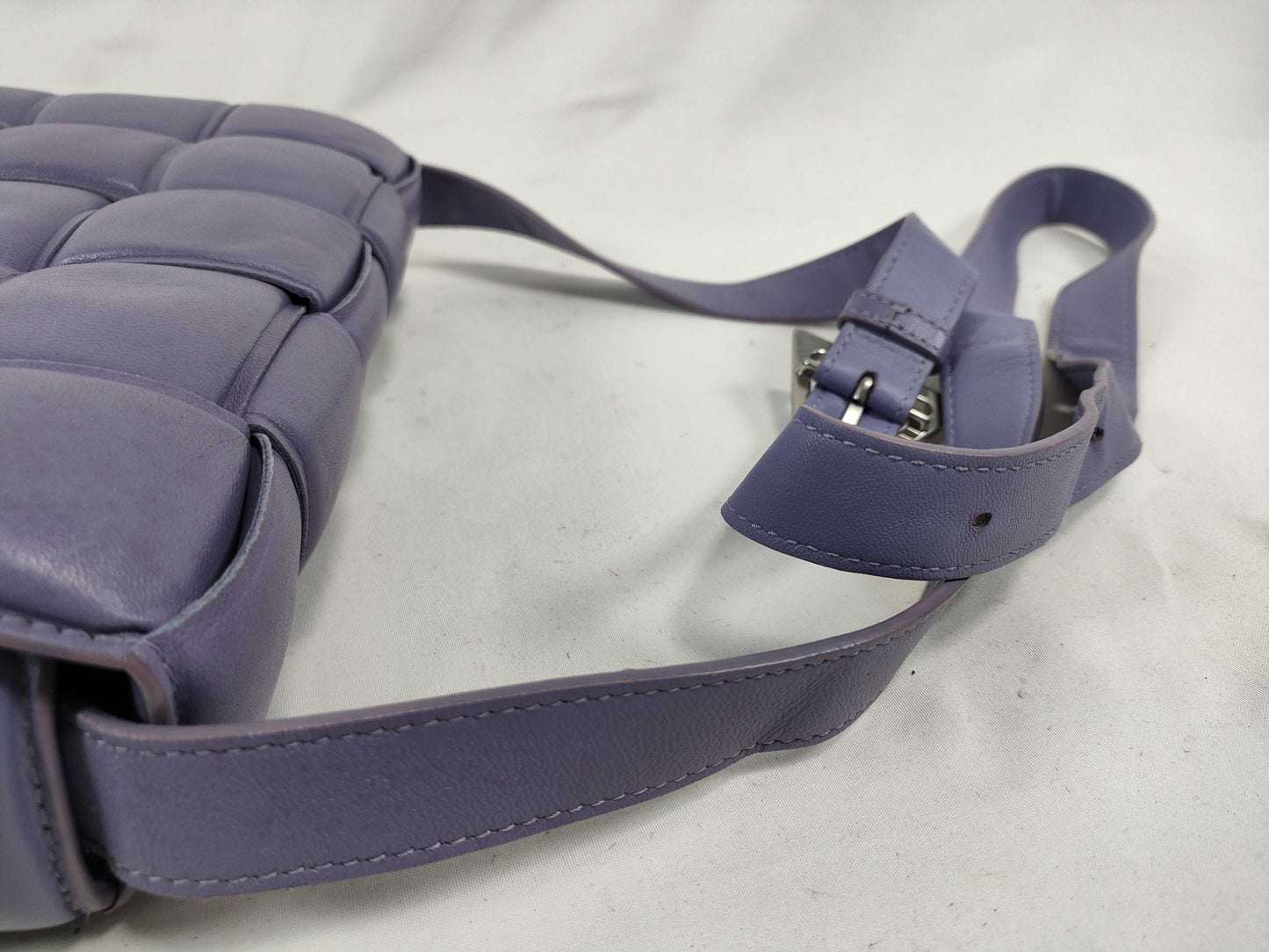 BOTTEGA VENETA Padded Cassette Intrecciato Shoulder Bag with Dust Bag