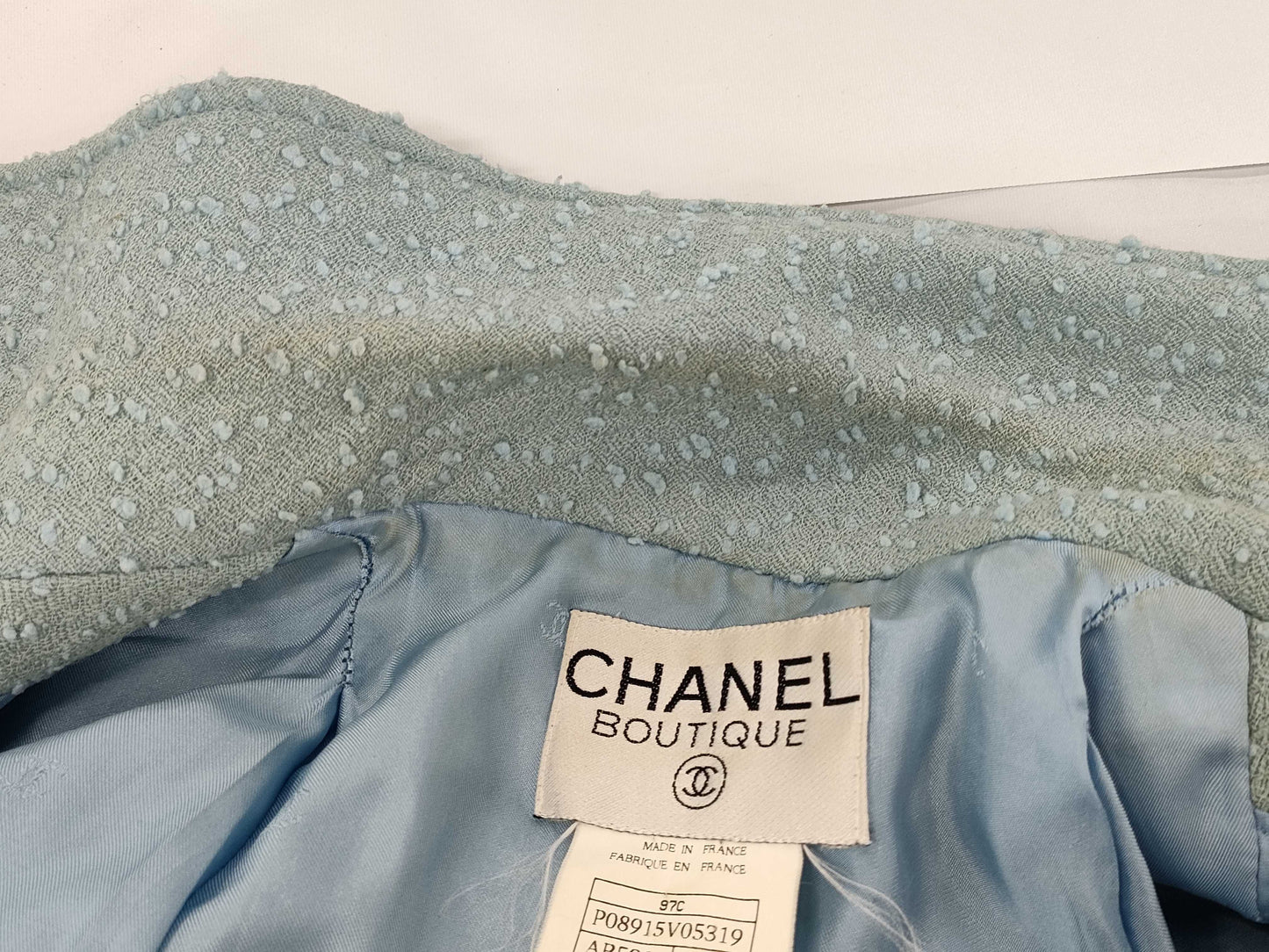 CHANEL CHANEL VINTAGE Tweed Suit Set with hangers Other Apparel
