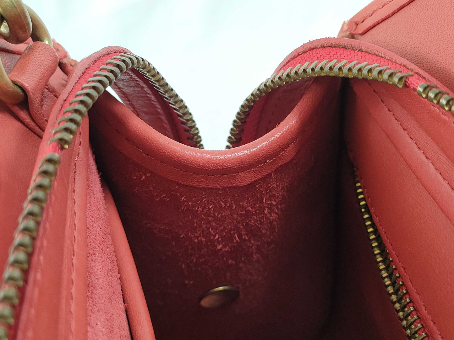 COACH OLD COACH 2-way leather handbag in red