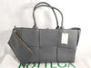 BOTTEGA VENETA Intrecciato Small Arco Tote Bag with Pouch, Deep Blue and Navy, 652867