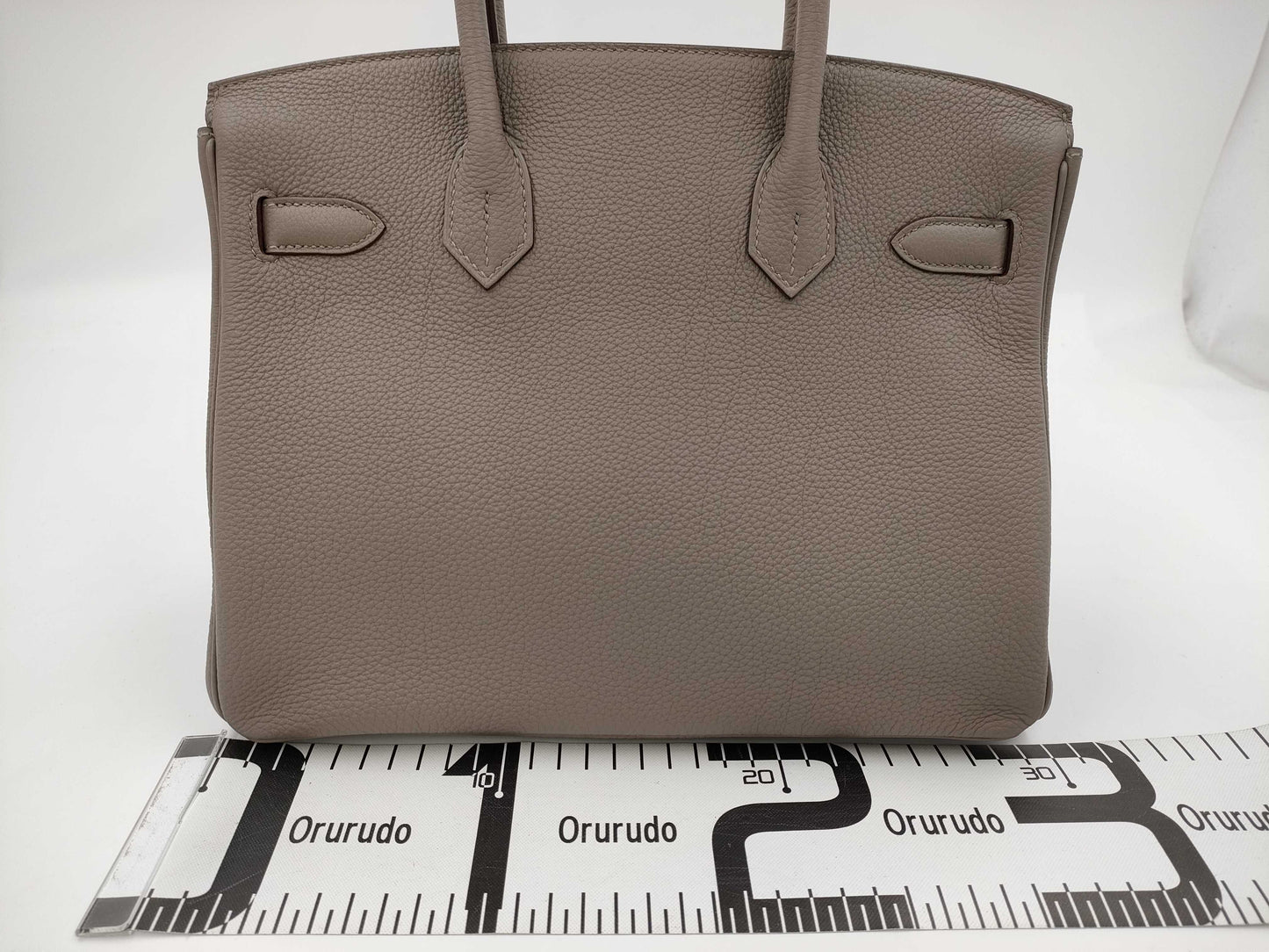 HERMES Birkin 30 Grease Asphalt, Silver Hardware, SP Order, Y Stamp, Unused, Two-Tone Handbag