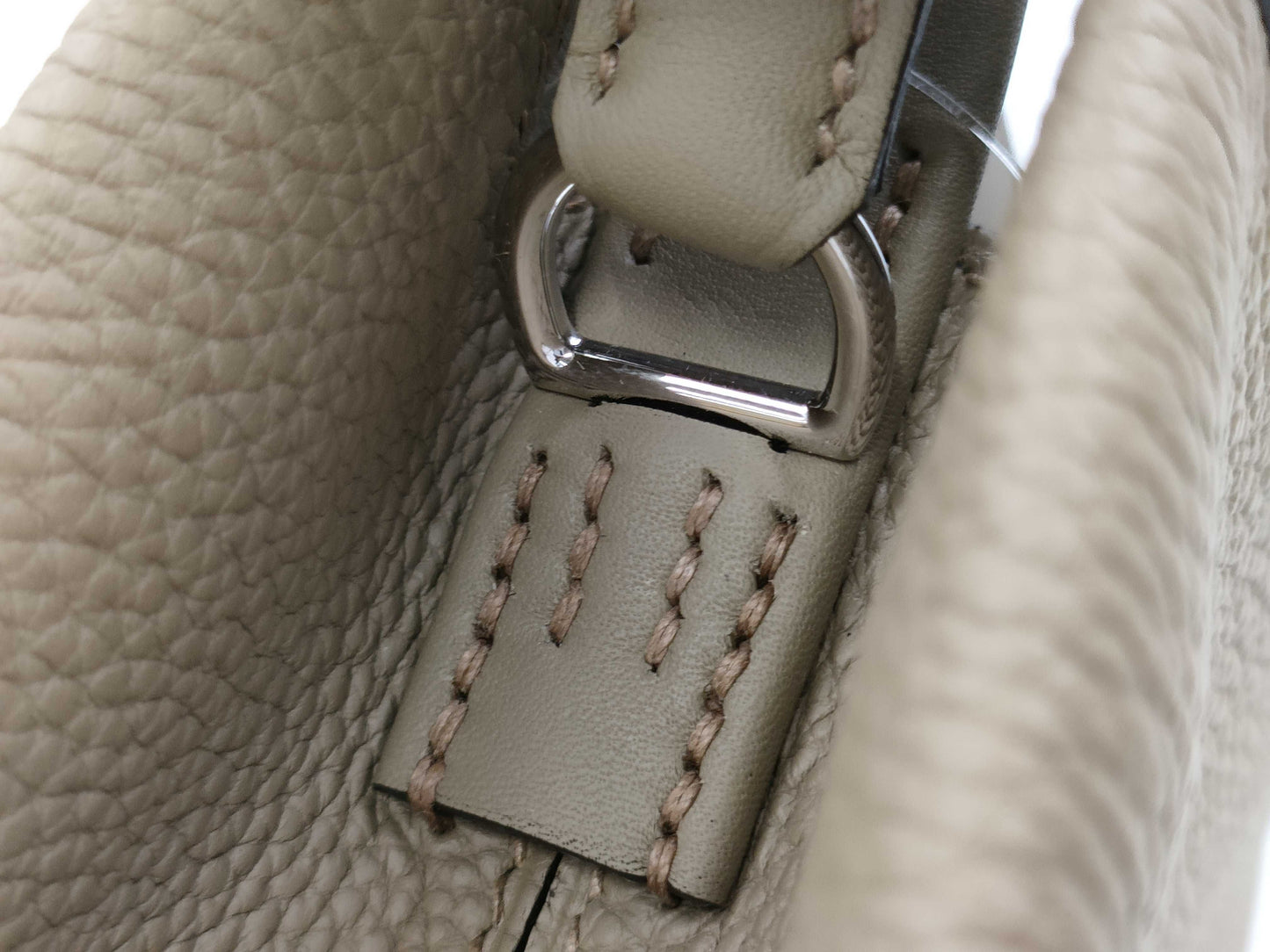 CHANEL Hermès Medor Handbag Togo/Swift W Stamp Handbag