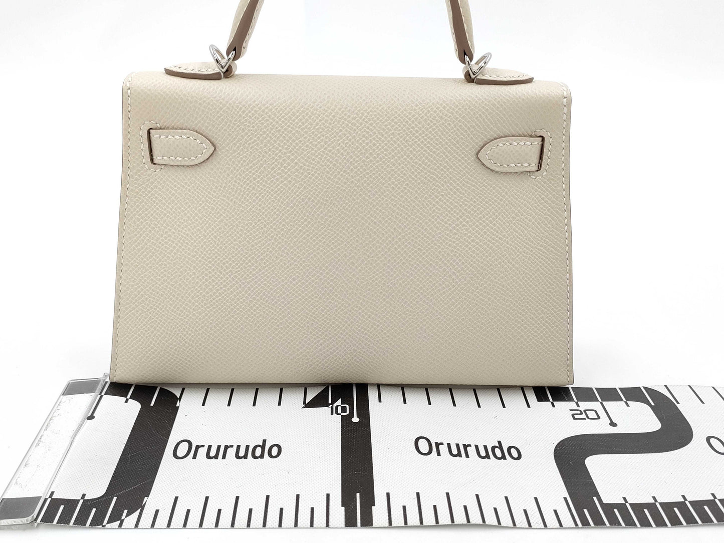 HERMES Mini Kelly 2 Epson SP Custom Order Silver Hardware Shoulder Bag