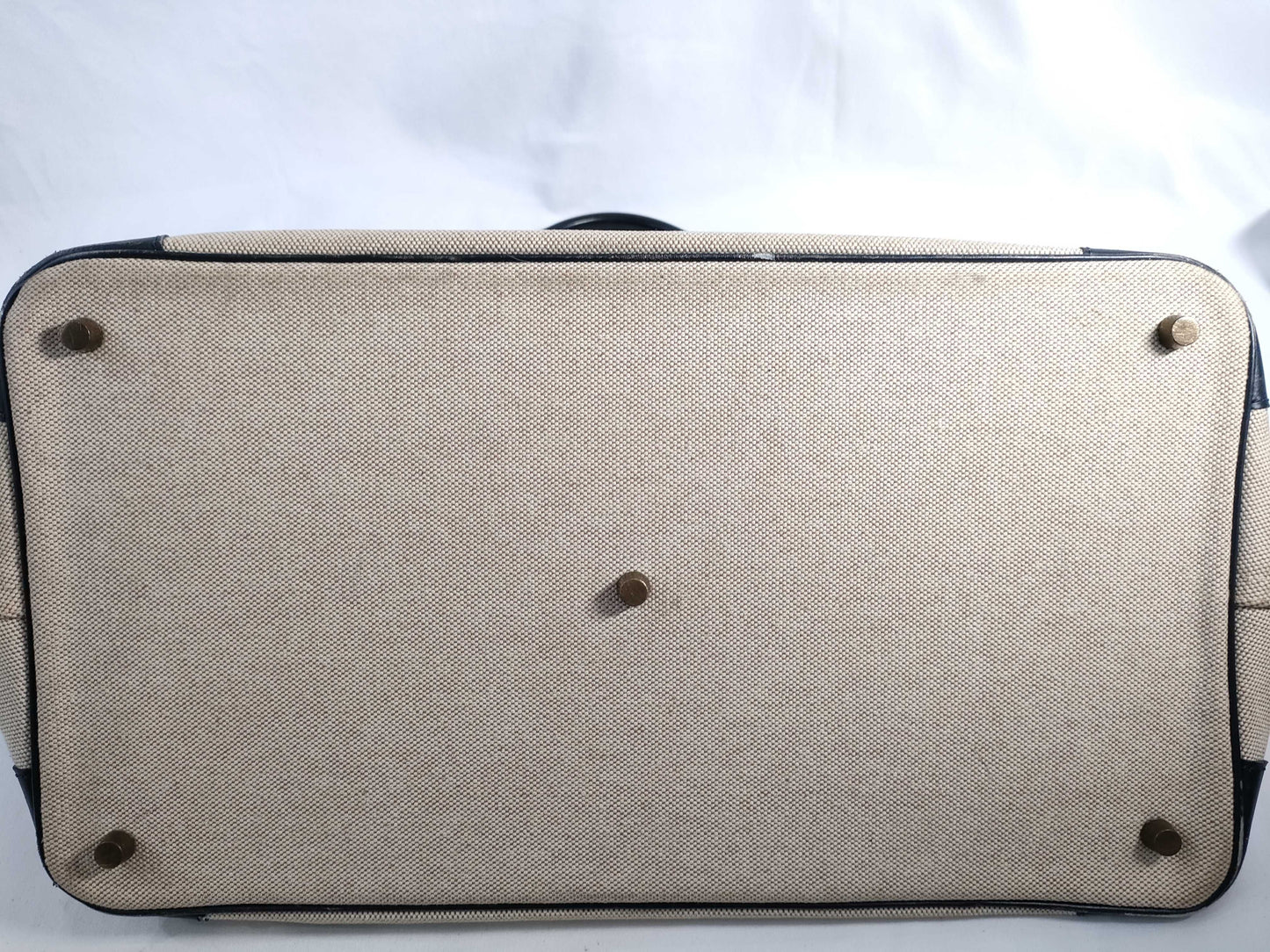 HERMES Bolide 45 handbag with L engraved gold hardware