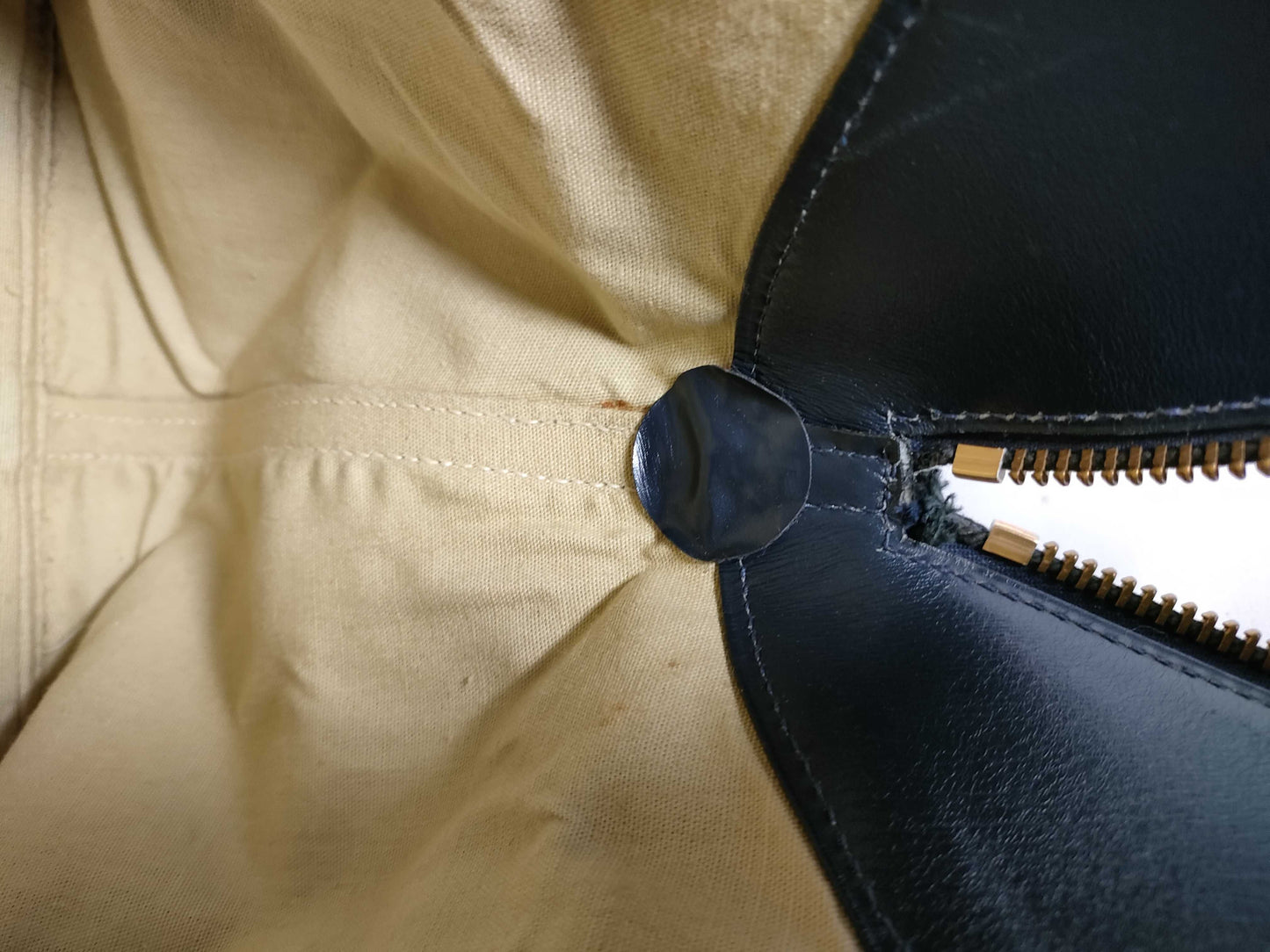 HERMES Bolide 45 handbag with L engraved gold hardware