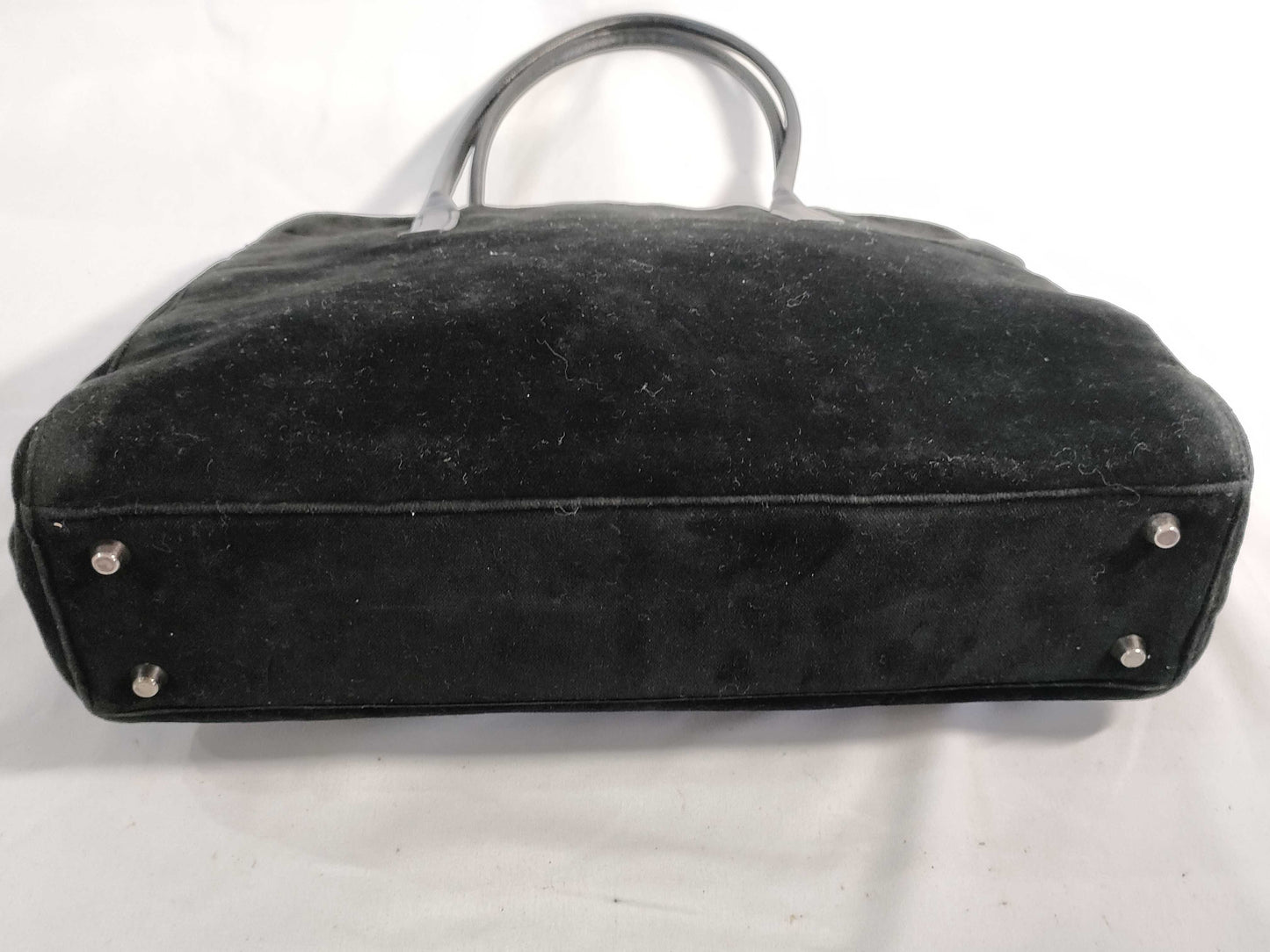PRADA PRADA Suede Black Tote Bag Tote Bag