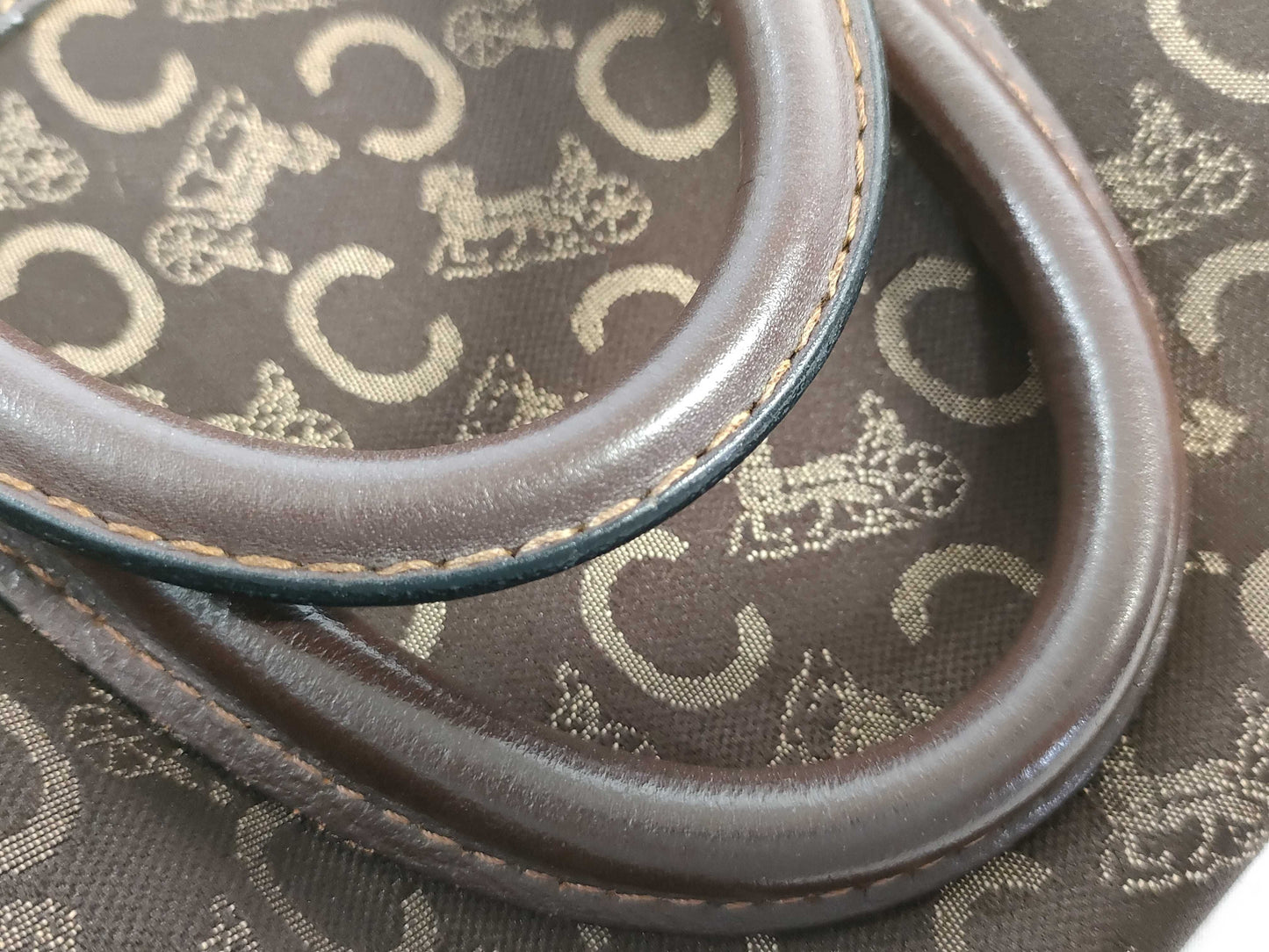 CELINE Canvas Handbag C Macadam Handbag