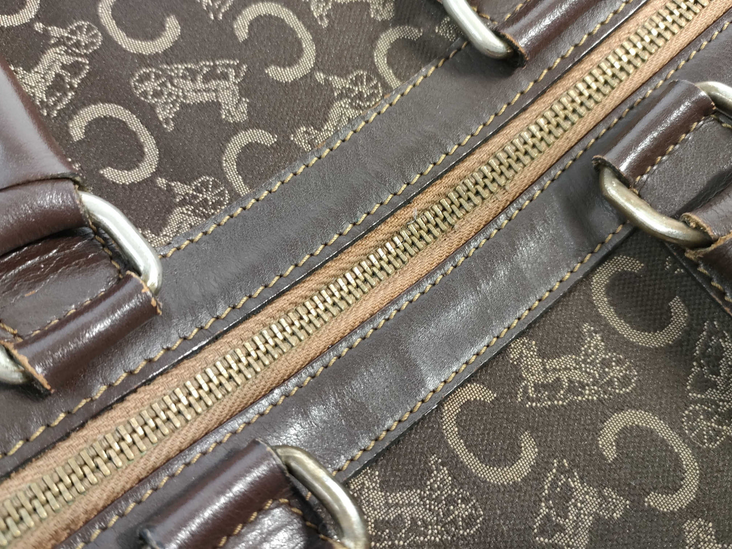 CELINE Canvas Handbag C Macadam Handbag