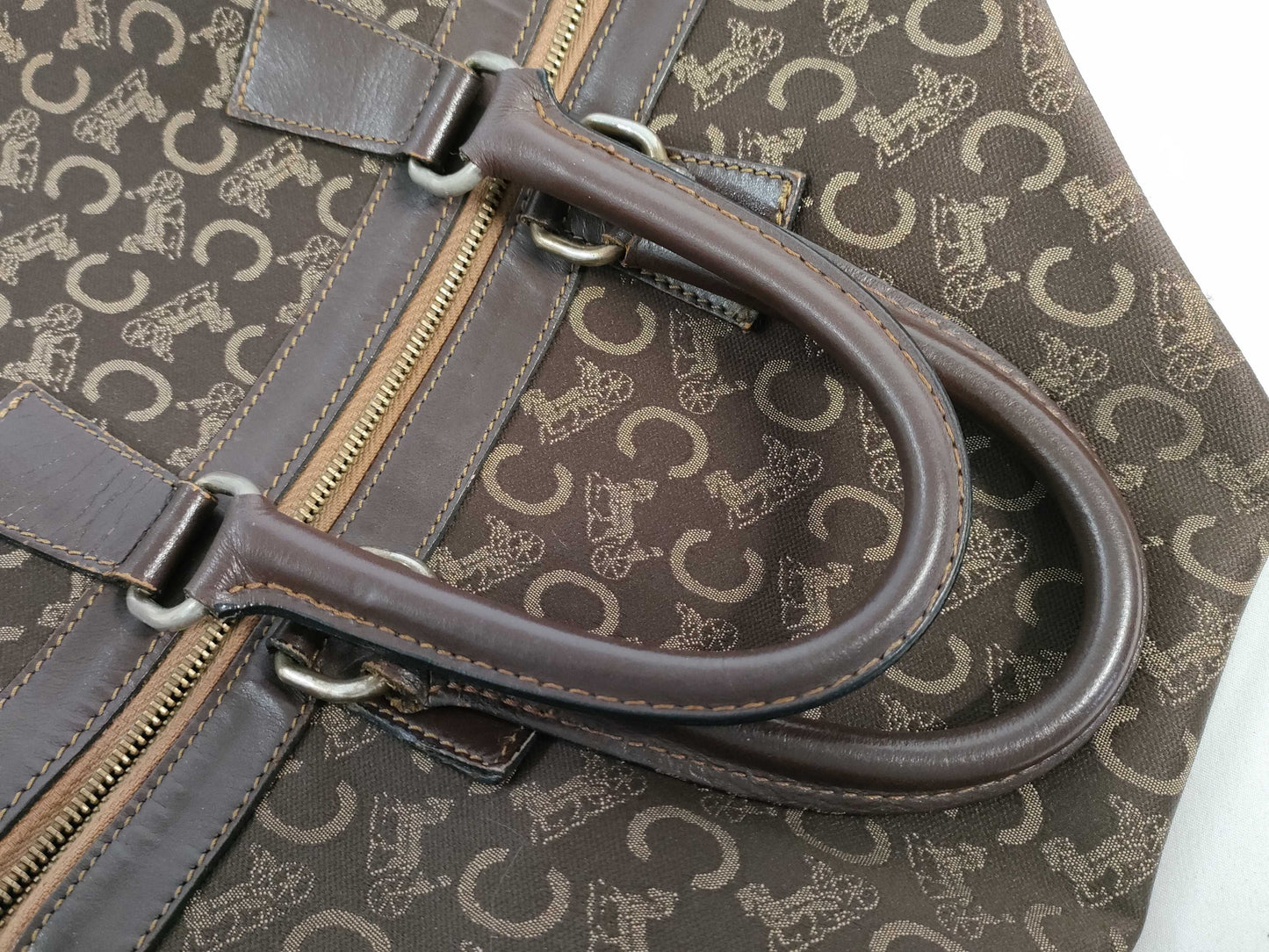 CELINE Canvas Handbag C Macadam Handbag