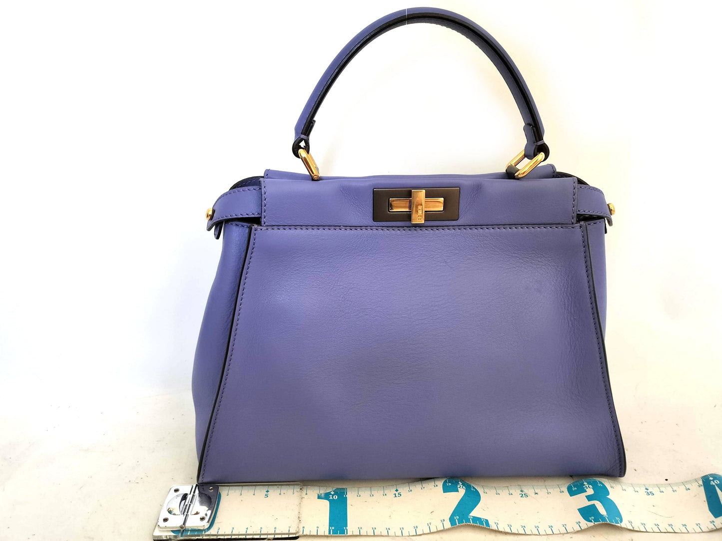 FENDI Peekaboo Regular 2-way Studded Strap Handbag
