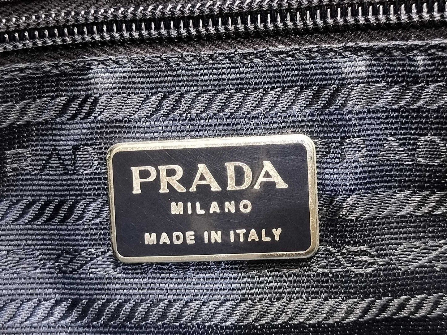 PRADA Nylon Chain Shoulder Bag Nylon Shoulder Bag