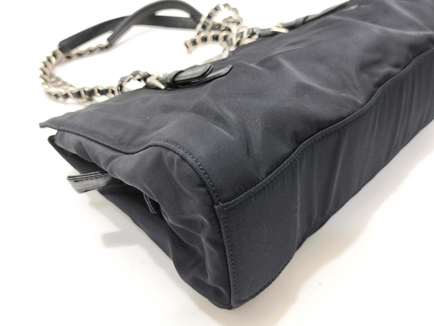 PRADA Nylon Chain Shoulder Bag Nylon Shoulder Bag