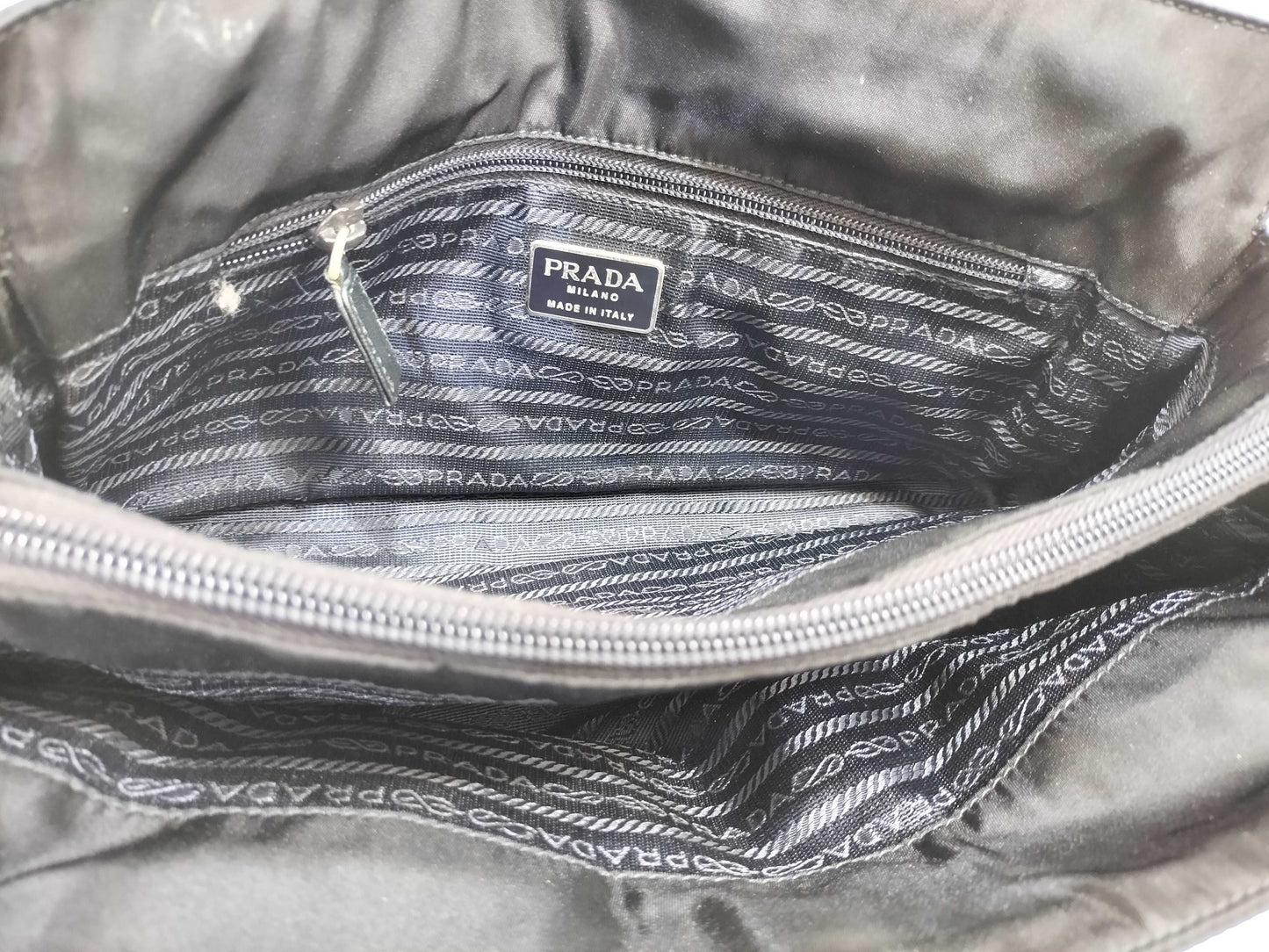 PRADA Nylon Chain Shoulder Bag Nylon Shoulder Bag