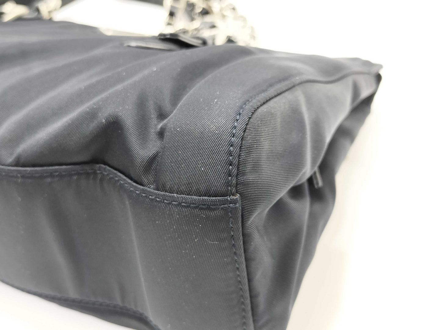 PRADA Nylon Chain Shoulder Bag Nylon Shoulder Bag