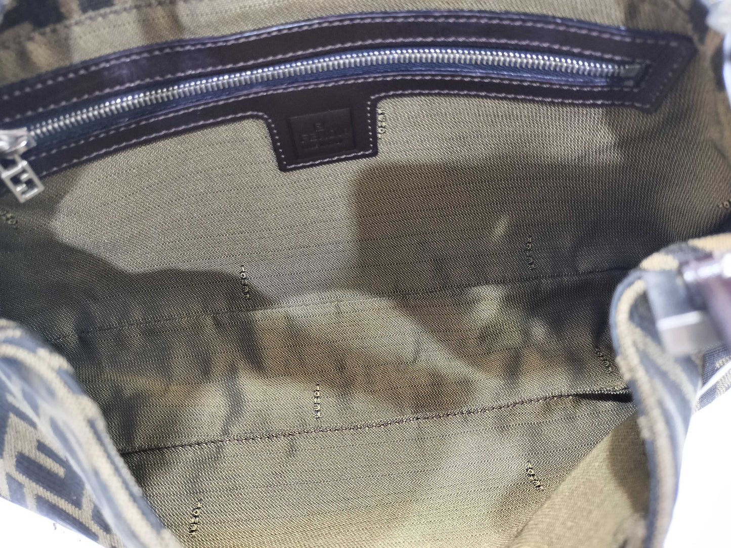 FENDI Zucca pattern Mamma Bucket Zucca handbag