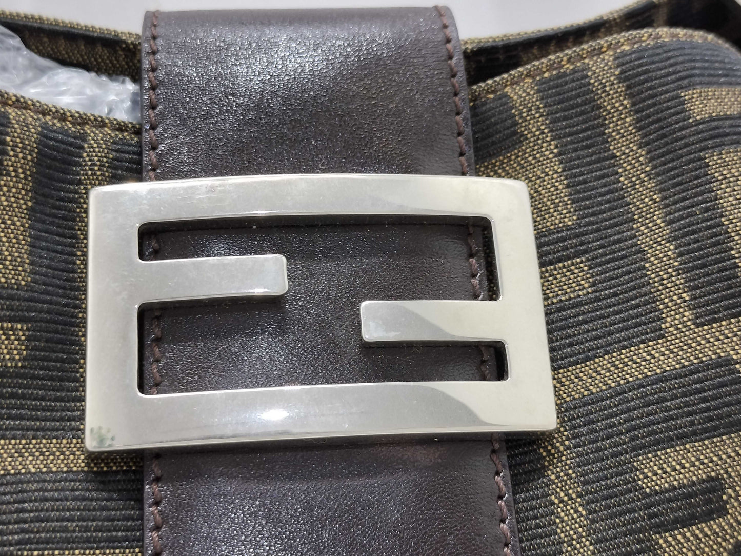 FENDI Zucca pattern Mamma Bucket Zucca handbag