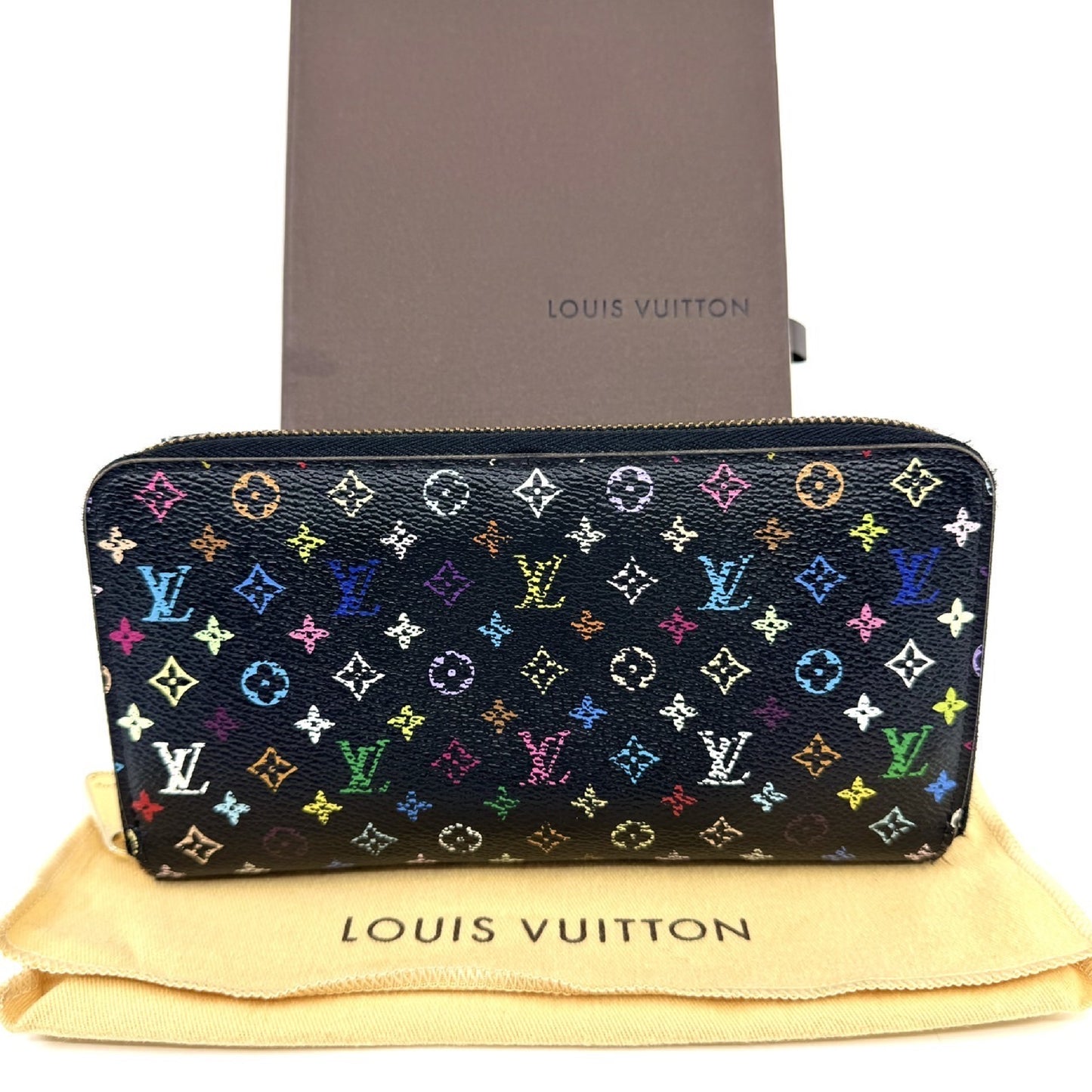 LOUIS VUITTON Monogram Multicolor Zippy Wallet