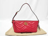 GUCCI Unused GG Marmont 739166 Red Mini Hand Shoulder Bag