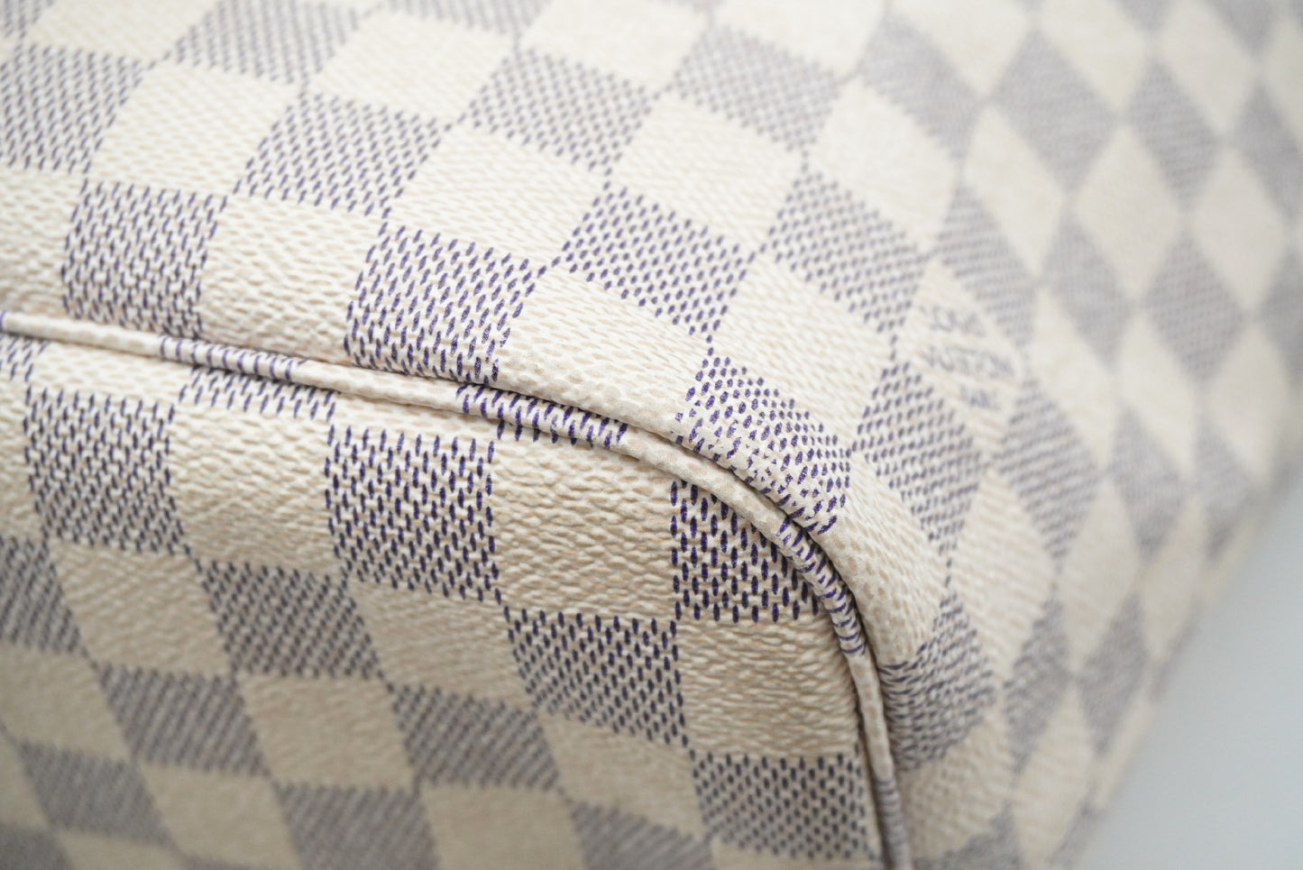 LOUIS VUITTON Damier Azur Neverfull MM N41361 Tote Bag