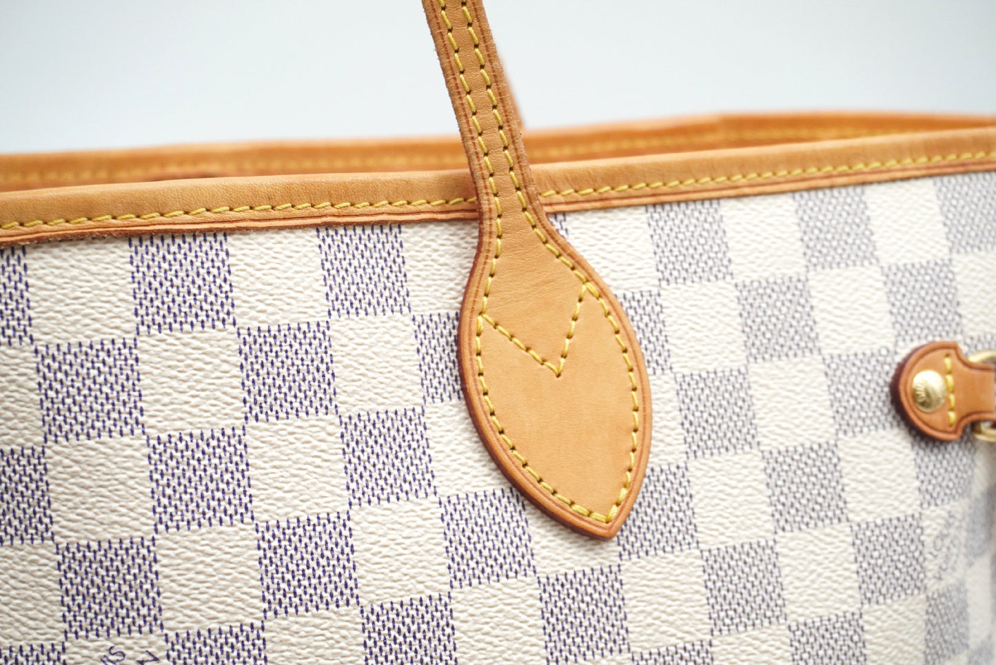 LOUIS VUITTON Damier Azur Neverfull MM N41361 Tote Bag