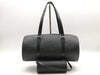 LOUIS VUITTON Epi Soufflot M52222 Noir Handbag with Pouch