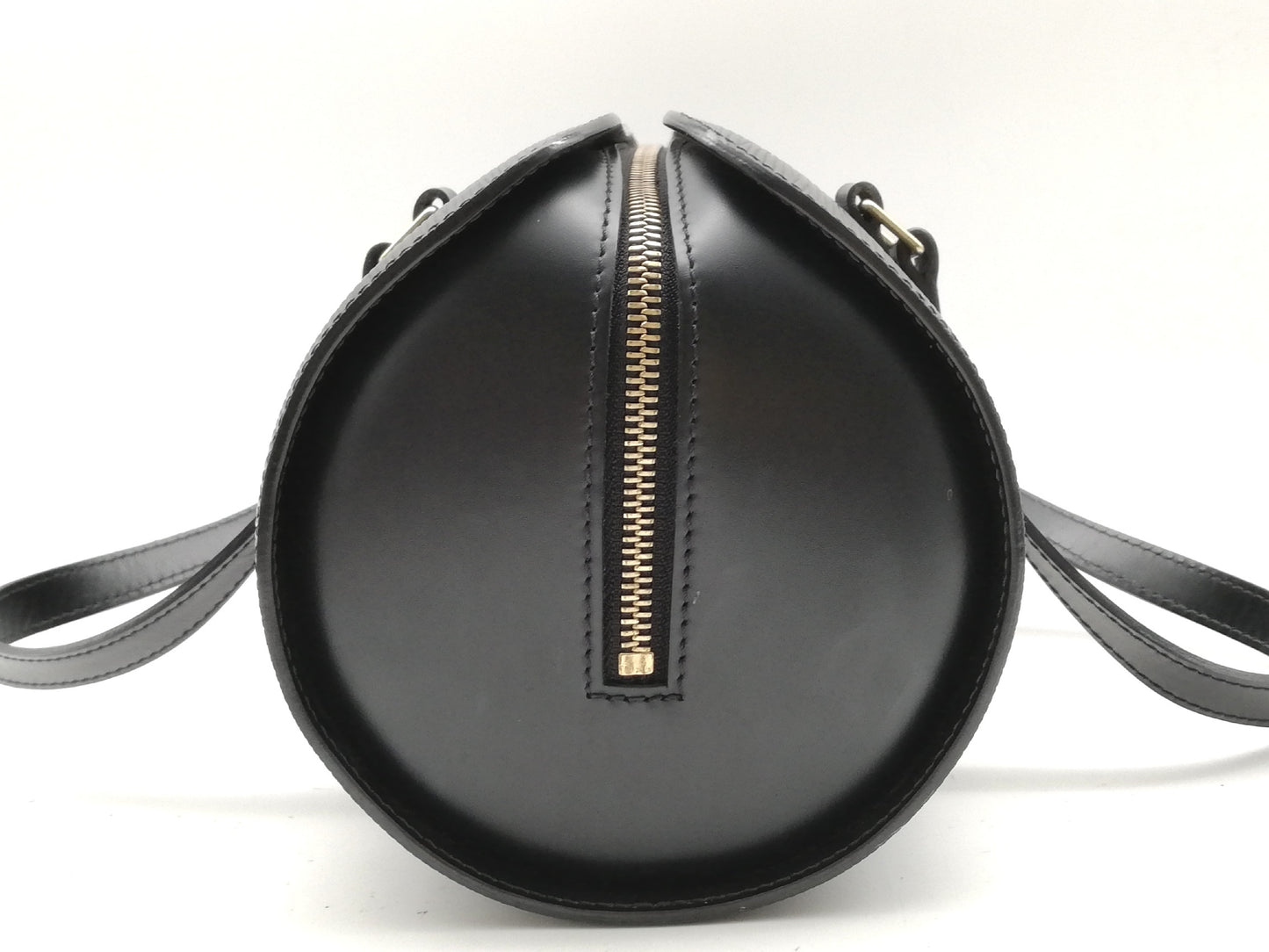 LOUIS VUITTON Epi Soufflot M52222 Noir Handbag with Pouch