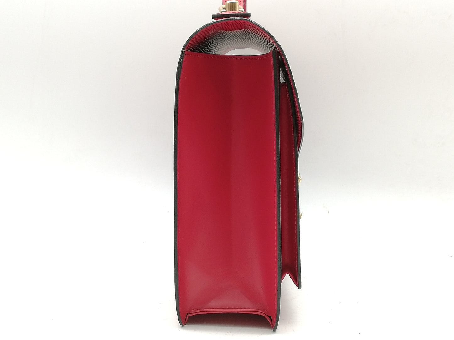 LOUIS VUITTON Epi Monceau M52127 Shoulder Strap with Key, Red Handbag