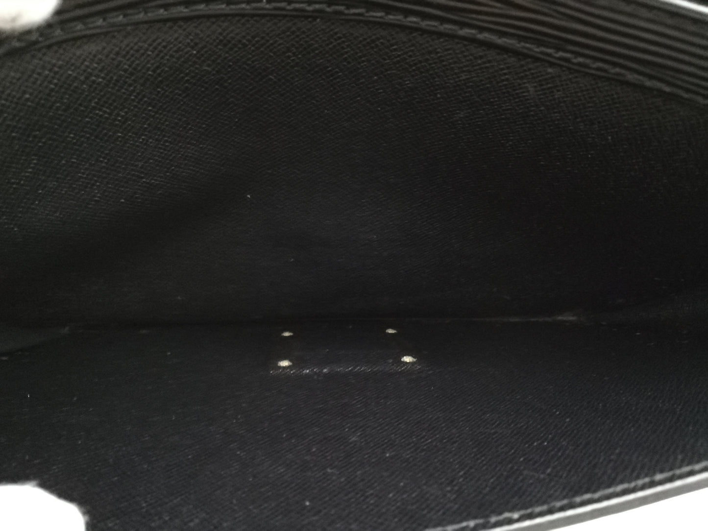 LOUIS VUITTON Epi Serie Dragonne M52612 Noir Second Bag