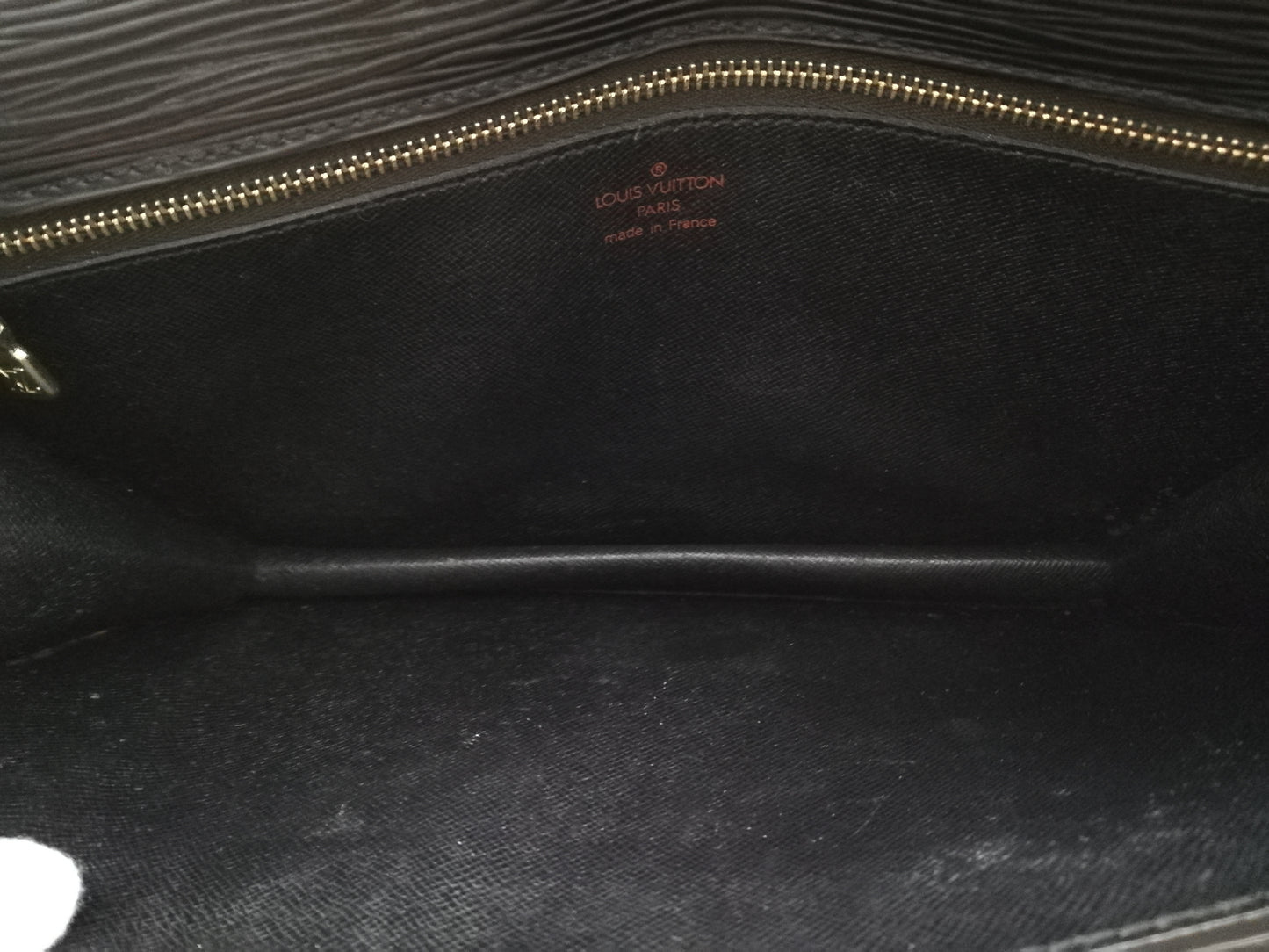 LOUIS VUITTON Epi Serie Dragonne M52612 Noir Second Bag