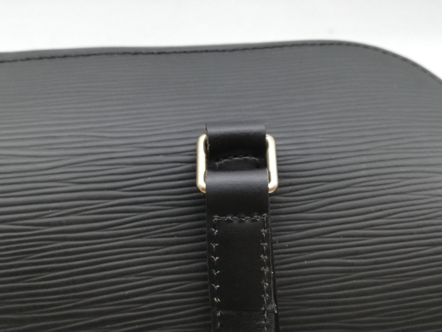 LOUIS VUITTON Epi Soufflot M52222 Noir Handbag