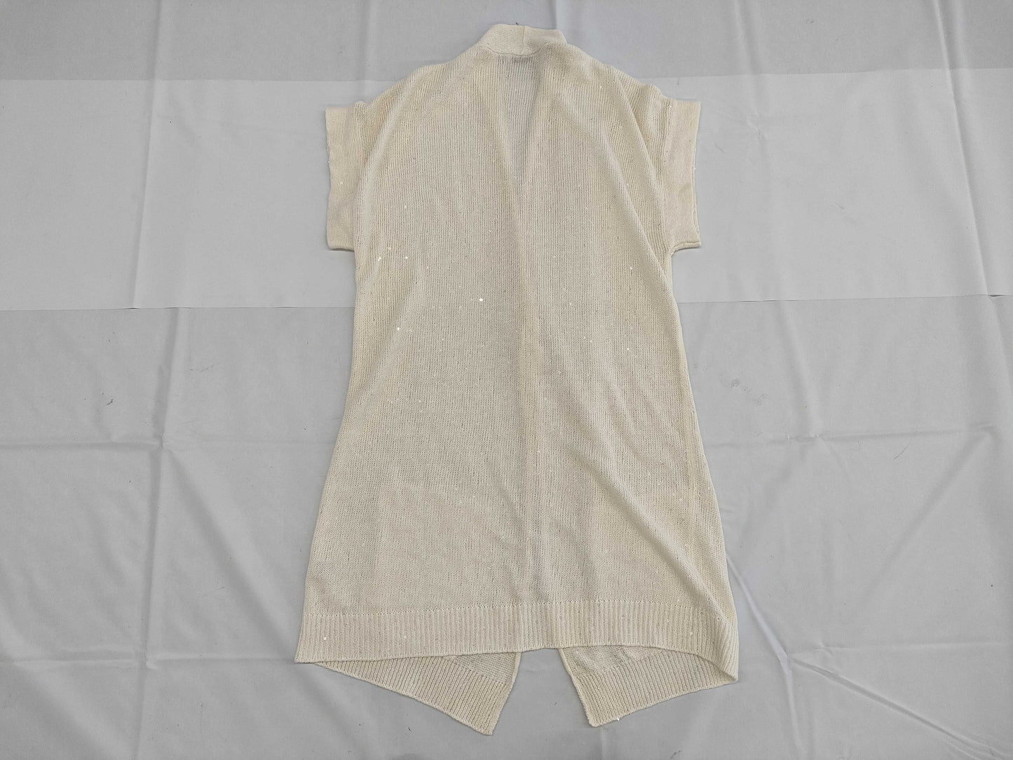Brunello Cucinelli Long Sequin Cardigan, Size S