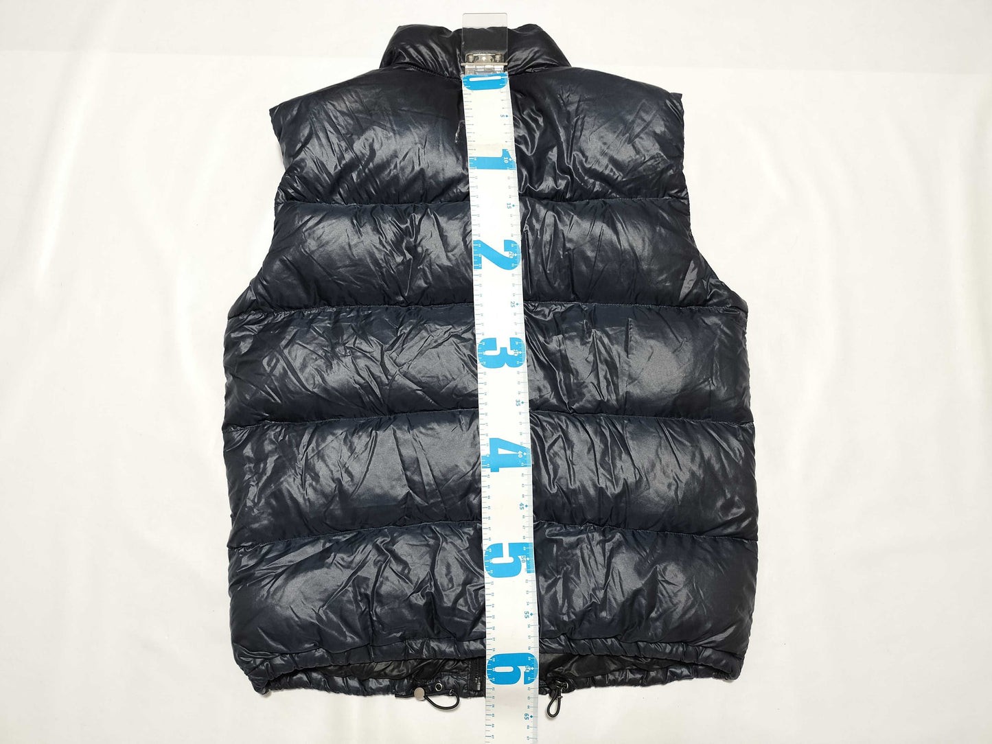 PRADA Prada Down Vest with Triangle Logo Plate, Size 48