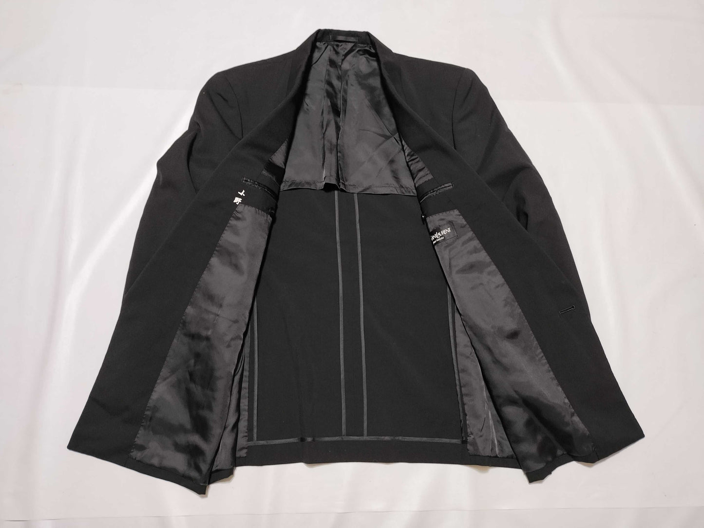 Yves Saint Laurent Double-breasted Set, Black, Other Apparel