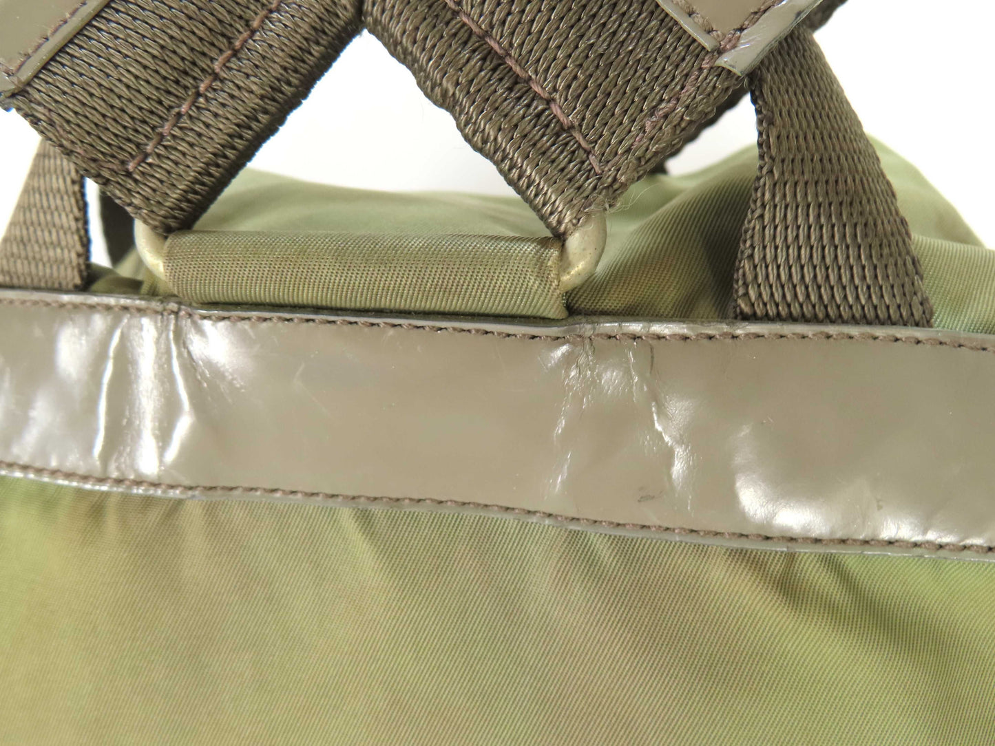 PRADA Backpack Nylon Leather Rucksack